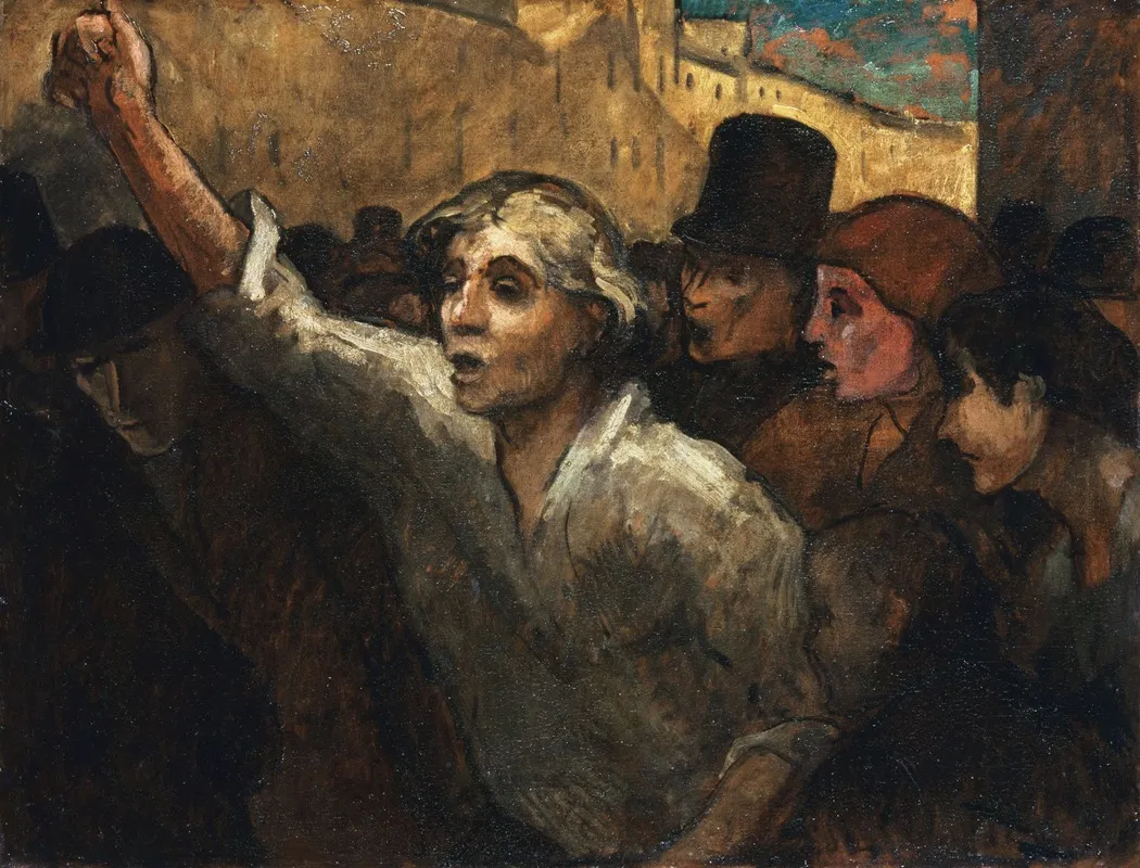 The Uprising by Honoré Daumier