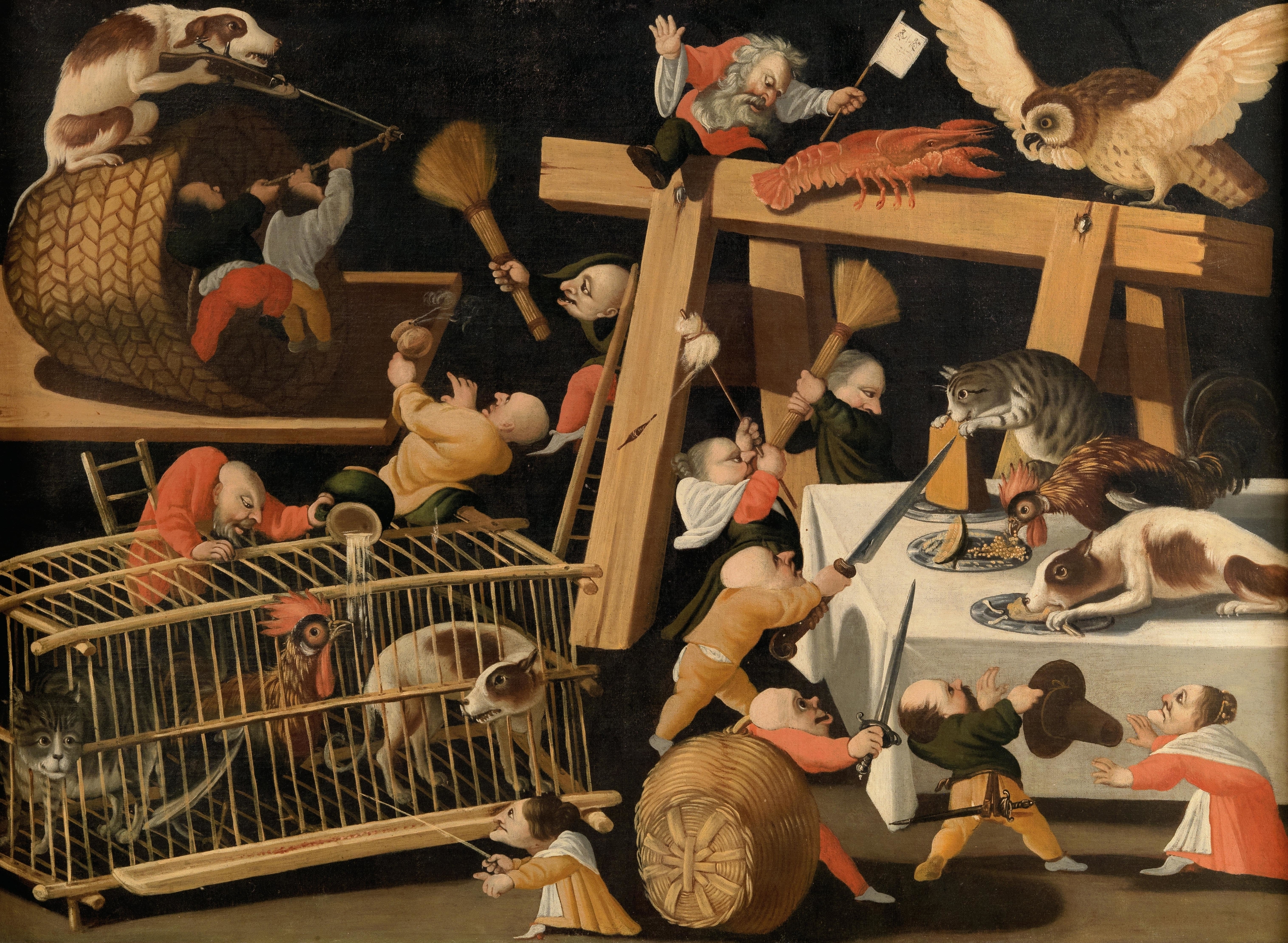 Animals and Stylised Figures — classical illustration