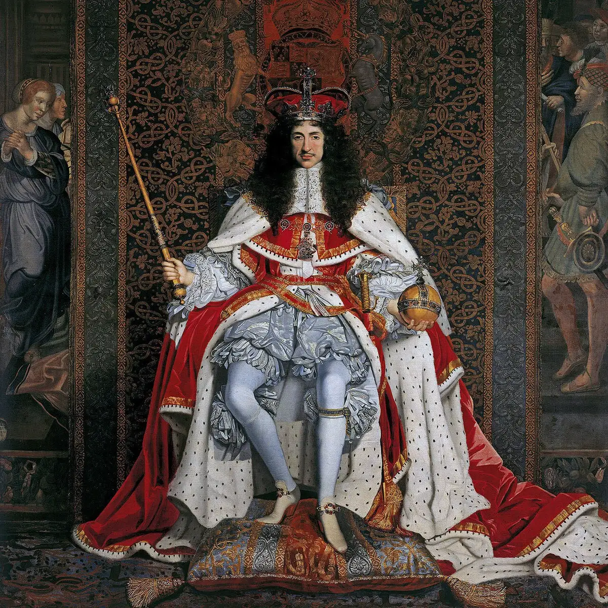 Charles II of England in Coronation robes