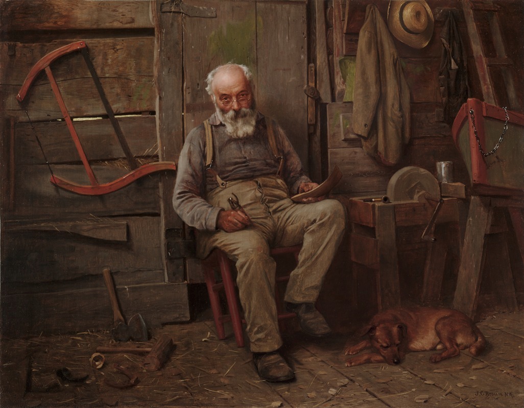 Boat Builder — classical illustration