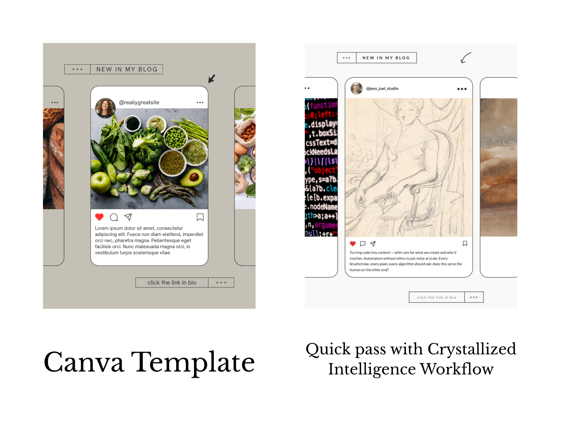 Template example output