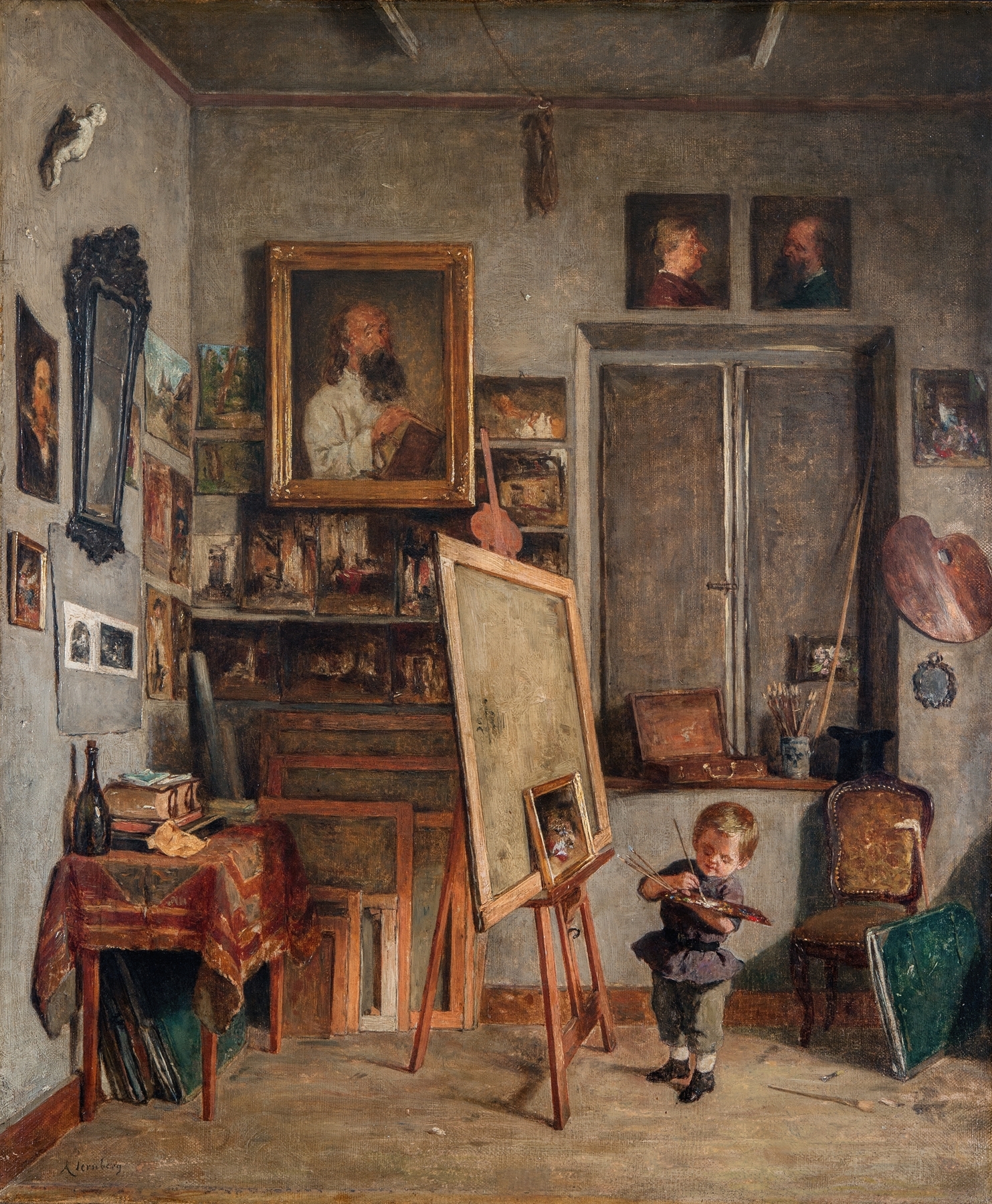 A Budding Talent — classical painting